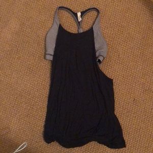 Lululemon size 4 built in bra cutout tank top